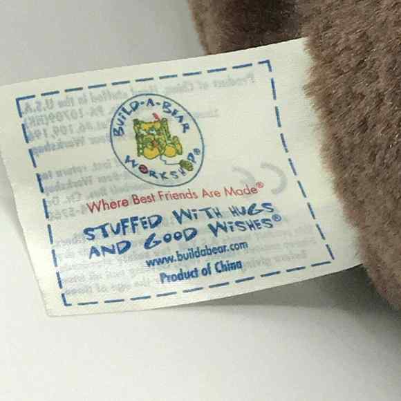 Build A Bear Puppy Dog Stuffed Animal plush Toy 11" Beige Ears - Picture 8 of 8